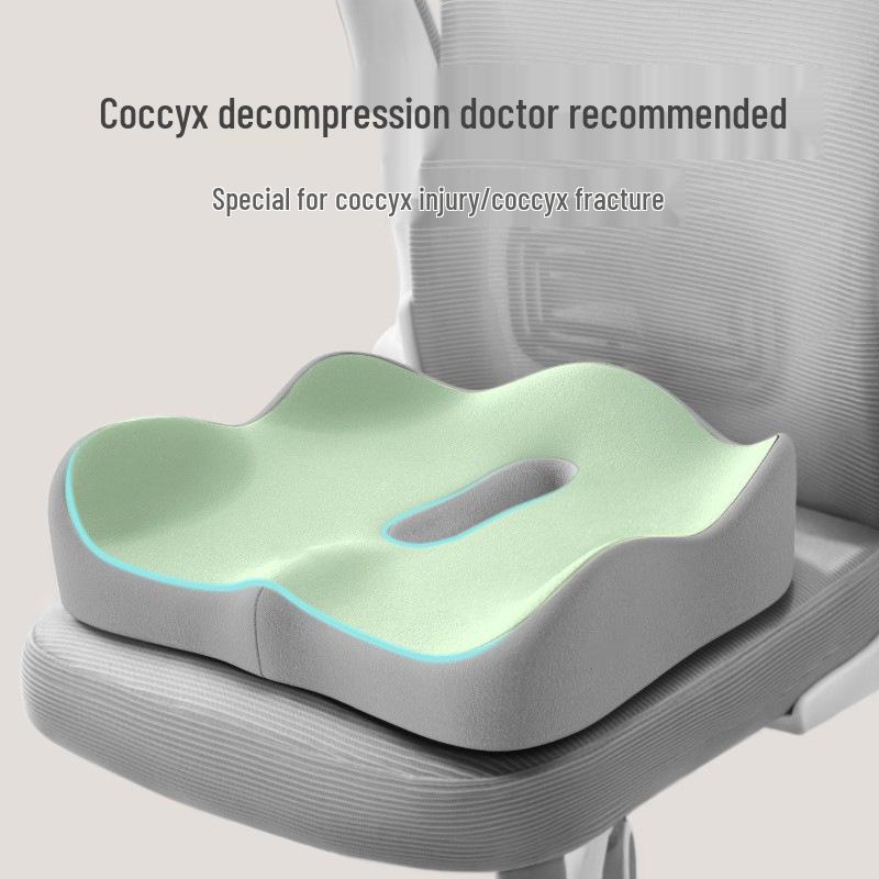 Comfortable Anti-Fatigue Seat Cushion for Long Sitting - Office, Dorm & Student Chair Support.