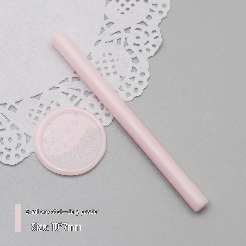 Bețișoare de Ceară de Sigiliu Mat Perlat, 125 Culori, 10x0.7cm, Compatibile cu Pistoale de Ceară, Culori Mixabile