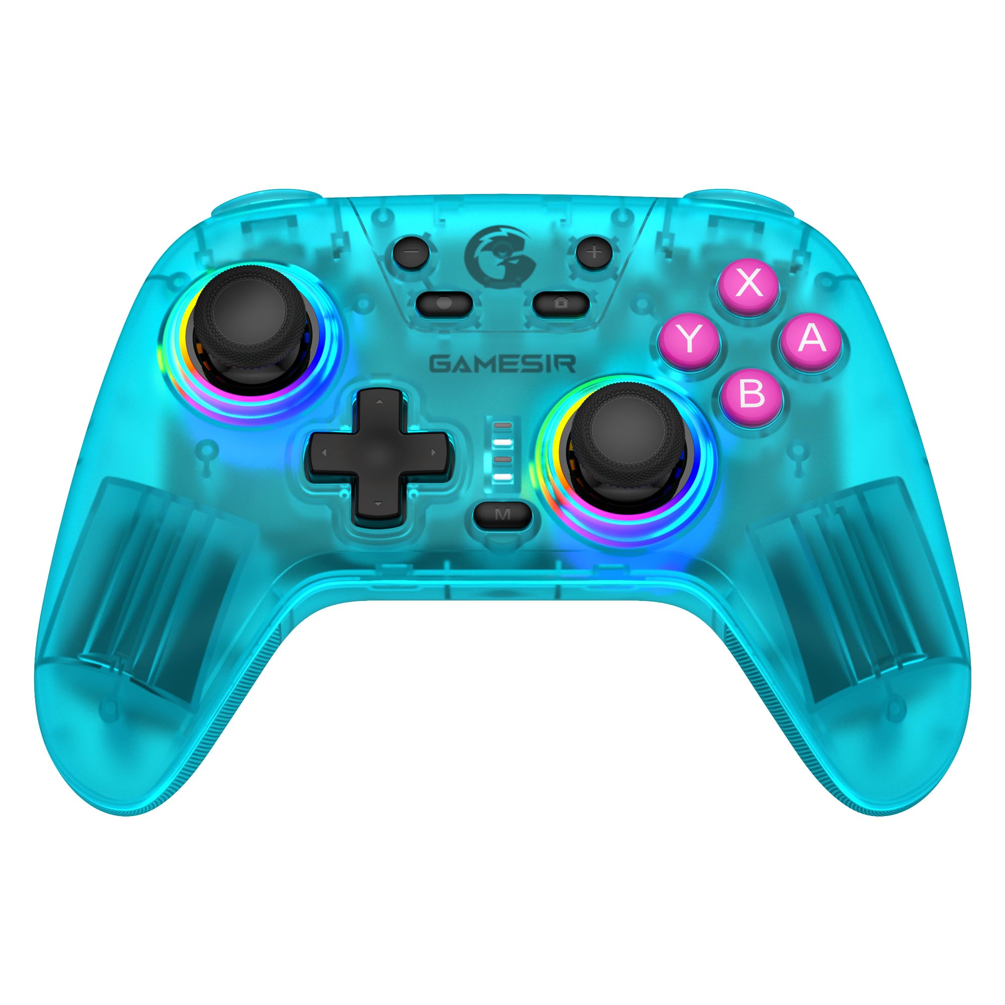 

GameSir Nova Switch Pro Sleeve Windows PC Compatible with Android and Wireless Gamepad with Bluetooth and USB Wired Hall Effect LED HD Vibration