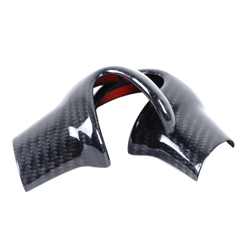 For BMW MINI F54 F55 F56 F60 Real Carbon Fiber Car Gear Head Shift Knob Handle Cover Trim Sticker Interior Accessories