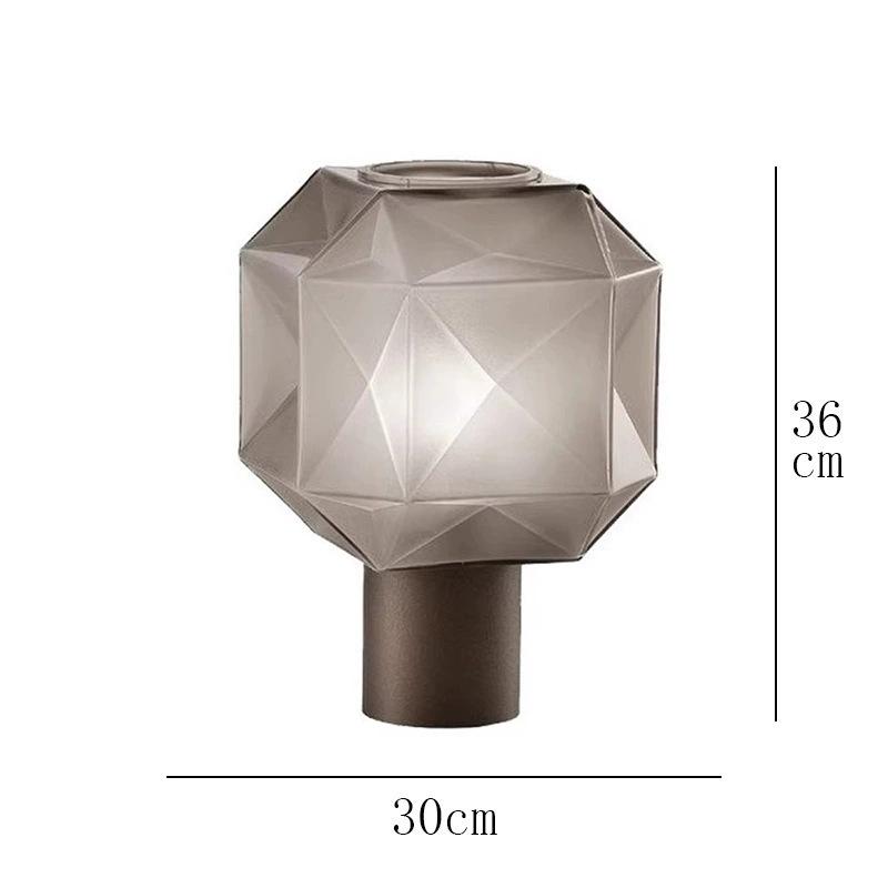 Nordic Modern Glass Table Lamp - Creative, Stylish Lighting for Living Room, Bedroom, Hotel, or Model Room