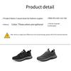 OULYLAN Travel Casual Shoes Men Comfortable Lightweight Sneaker PU Mesh Instep Anti Slip Soft Sole Outdoor Sports Shoes