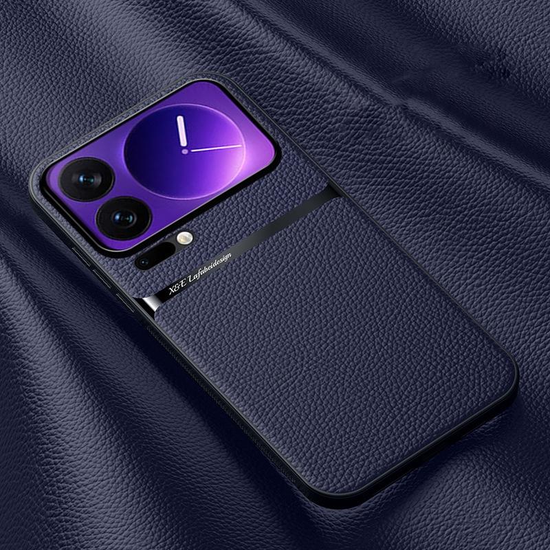 

Высококачественный кожаный чехол для телефона для Xiaomi 17 Pro Max Беспроводная зарядка для магнитной задней крышки для Xiaomi 15T 15 Ultra 14 17Pro Xiaomi 17 pro max