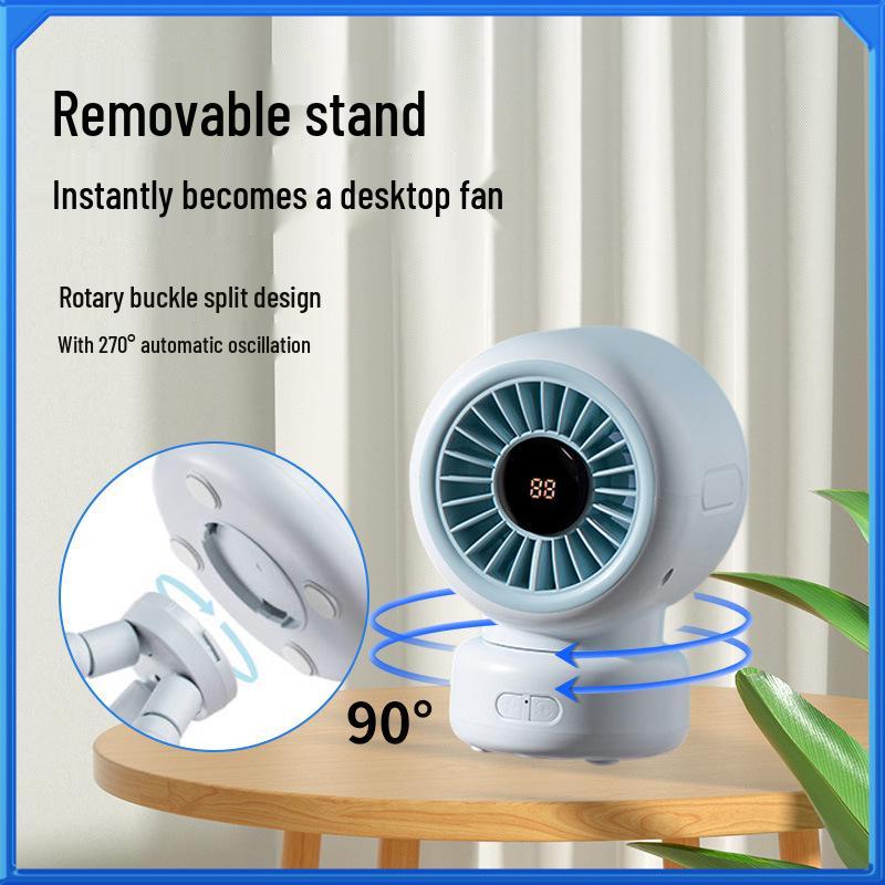Portable USB Silent Baby Stroller Fan - Handheld, Desktop, and Outdoor Use