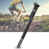Fahrradsattelstütze aus Kohlefaser 27,2x400mm Faltbares Radfahren Rennrad Mountainbike Sattelstützenrohr