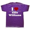 I Love Ellie Williams T Shirts Men Womens Pure Cotton Unique TShirt Crewneck The Last of Us Tees Short Sleeve Clothes