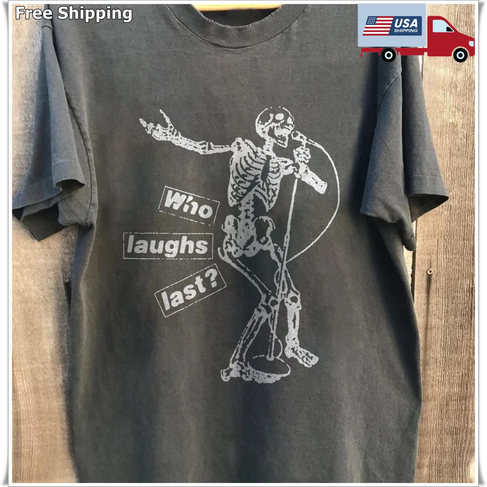 Rage Against The Machine Who Laughs Last Tour Unisex Charcoal T-shirt, S-5XL XXL