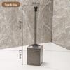 Nordic Ceramic Long Handle Toilet Brush – Elegant Design for Complete Cleaning