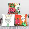 Anime Comedy Food AApple And Onion Pillow Case Fashion Square Pillowcase Bedroom Sofa Room Ins Decoration Leisure