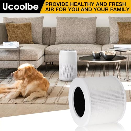 2 Pack Mini Replacement Filters for LEVOIT Core Mini Air Purifier H13 True HEPA 3 In 1 High Efficiency Filter with 6 Fragrance Sponges for Bedroom