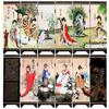 Chinese Style Desktop Lacquer Screen Ornament - Handmade Souvenir Home Decoration Gift