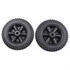 2pcs Grill Wheels BBQ Grill Wheel Heat-resistant Multi-Functional