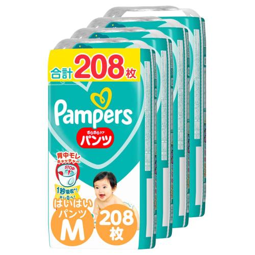 

[Pants M Yes Size] Pampers Diaper Smooth Care (5~10kg) 208 sheets (52 sheets x 4 packs) Case item