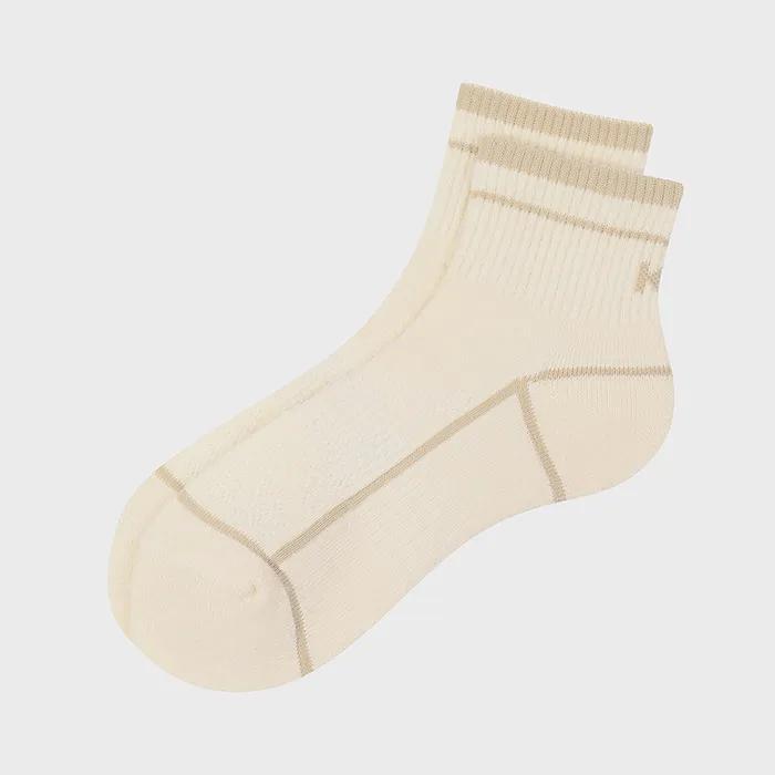 Wool Ankle Socks_Light Beige_KUA26S05E1