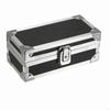 Lockable Storage Box Portable with Keyed Lock Reinforced for Travel, Desk