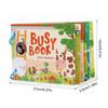 Children's Early Learning Puzzle Book With Reusable Jelly Sticker Develops Motor Skills and Cognitive Abilities