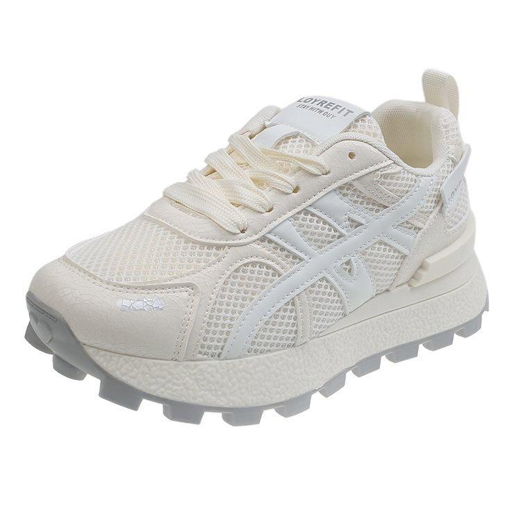 Popular mesh dad shoes women's 2025 new autumn breathable women's shoes are light and show their feet. Small and versatile German training running sh