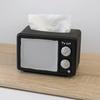 Decorative Vintage TV Tissue Box Ornament Anti Drop Vintage TV Model Toy  Children/Kids