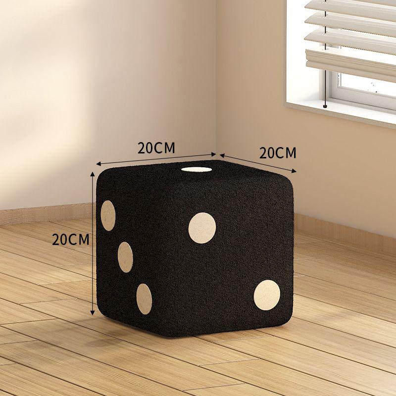 

Табурет для пеленания обуви Home Door Dice Creative Pouf Lambskin Footstool Small Low Stool