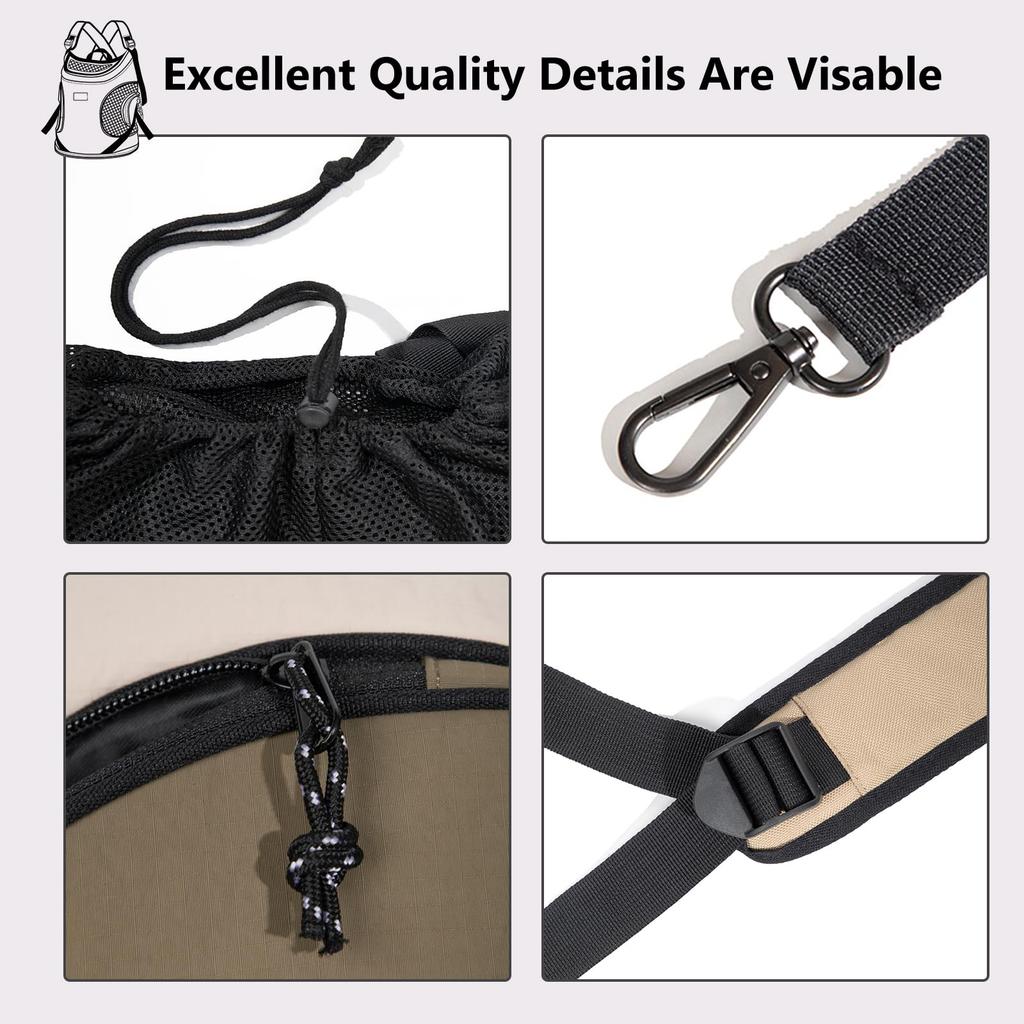 Breathable Adjustable Chest Carrier For Dogs Cats Secure Front-Facing Pet Backpack With Strap For Daily Adventures Outdoor Cats Backpack
