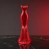 Elegante Kleiderförmige Vase, 3D-gedruckter minimalistischer Blumenhalter, Moderne dekorative Knospenvase für Wohnzimmer, Eingangsbereich, Schminktisch, Heimdekoration