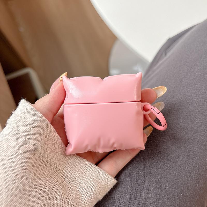 For AirPods Pro2 4 3 2 1 Pro Earphone Case 3D Colorful Pillow Silicone Protective With Pendant Headphone Box Cover