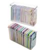 Storage Organizer Stackable Space-saving Plastic Practical Desktop Phone Makeup Case Household Supplies