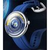 Mark Fairwhale 5700 Fashion Quartz Watches for Men Creative Earth Dial Waterproof Silicone Strap Sports Cool Men's Wrist Watch
