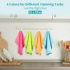 10pcs Microfiber Cleaning Cloths,Absorbent Lint-Free Cleaning Rags Microfiber Towels for Car Mechanic Garage Housekeeping