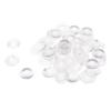 100 Pack Clear Rubber Feet Bumpers Pads Transparent Buffer Tips Cabinet Door Noise Dampening