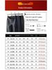 ROMON Men's Autumn/Winter Straight-Leg Stretch Business Casual Pants