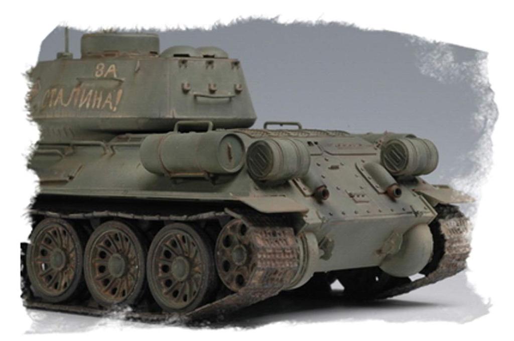 Hobby Boss 1/48 Russian Tank T-34/85 1944 Model Plastic Model