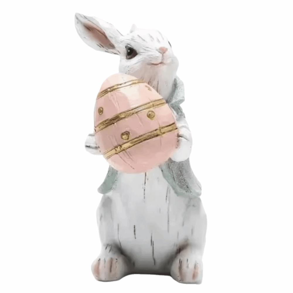 Resin Resin Rabbit Decoration Hand-Painted Easter Bunny Ornament  Party Decoration