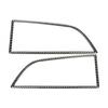 4pcs Carbon Fiber Dashboard Air Vent Outlet Cover Trim For Porsche Macan 2014-21