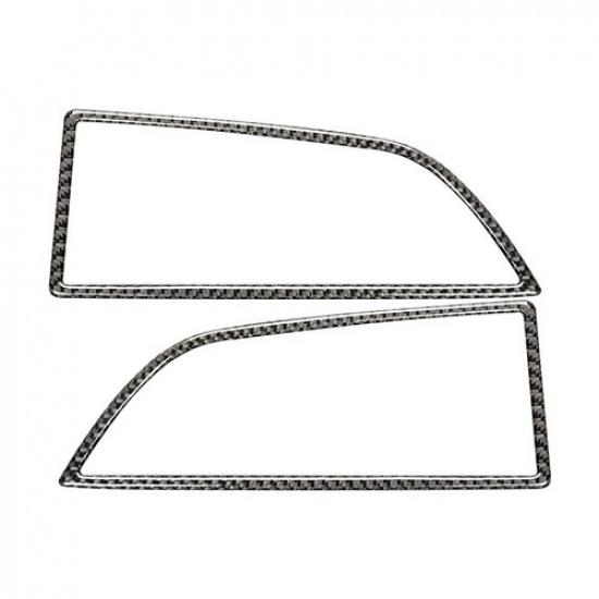 4pcs Carbon Fiber Dashboard Air Vent Outlet Cover Trim For Porsche Macan 2014-21