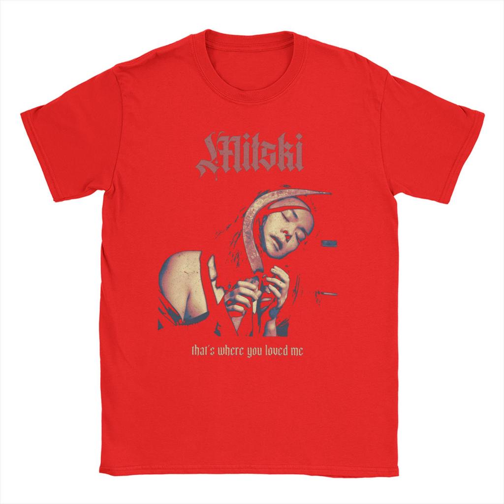 Mitski     T Shirt Summer This is my girl 90s Novelty T Shirts Mens Cotton O-Neck Oversized Clothing Short-Sleeve Vintage Tshirt