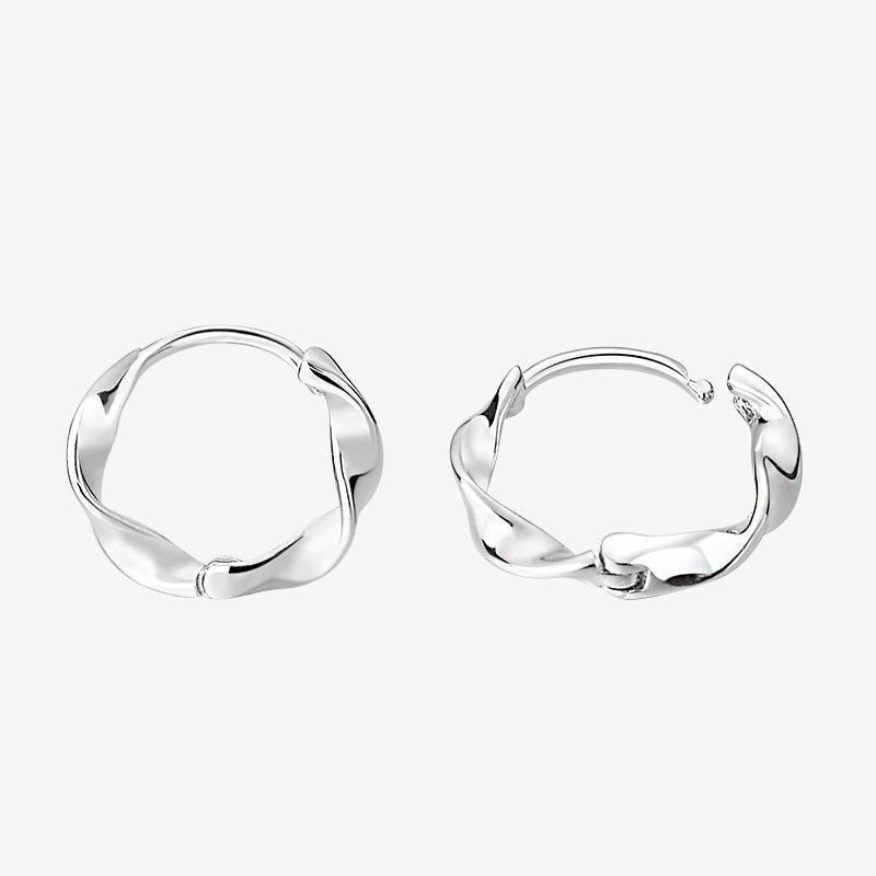 Mobius Ring Earrings Are Simple and Versatile The Ears Are Covered with Ears and Ear Holes You Don’t Need To Take Them Off When Sleeping