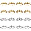 Vintage Legierung Krone Tiara Strasssteine Blätter Stirnschmuck Königin Prinzessin Krone Haarschmuck Kristall Tiara Geburtstagsgeschenk