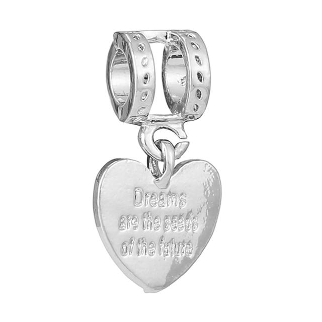 4pcs /Lot 2022 Sterling Silver Color Beads 41 Styles Sparkling Charm Fit Original Brand Bracelets For Women Jewelry Making Gift