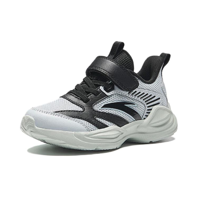 Anta Lightweight Versatile Comfortable Non-Slip Low-Top Kids Running Shoes Kids Sneakers Gray Black A12439952-3