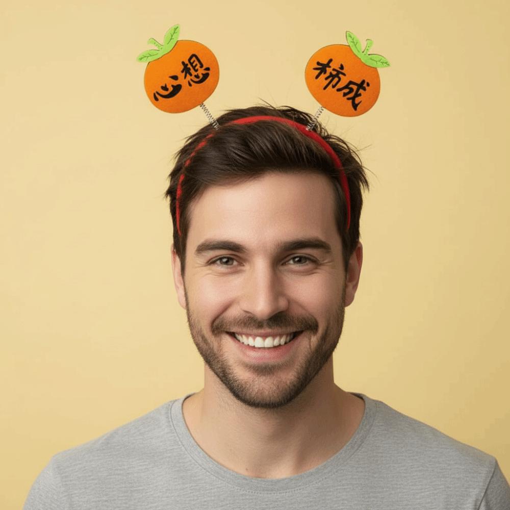 Cloth Blessings Words Headwear Blessings Headdress Hair Hoop Christmas Headpiece  Children/Adult