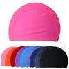 Nabeimeibu Adult Solid Color Cloth Swimming & Cycling Cap - Black, Individually Packaged
