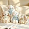 Stuffed Animal Skirt Rabbit Doll Cute Rabbit Long Ear Kapok Rabbit Plush Toys Floral Skirt Kawaii Bunny Stuffed Doll Home Decor