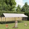 Vidaxl Gabbia per Cani con Tetto, 400 X 200 X 150 Cm