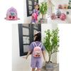 Cute And Stylish Cherry Design Pu Leather Backpack For Girls With Breathable Durable Features