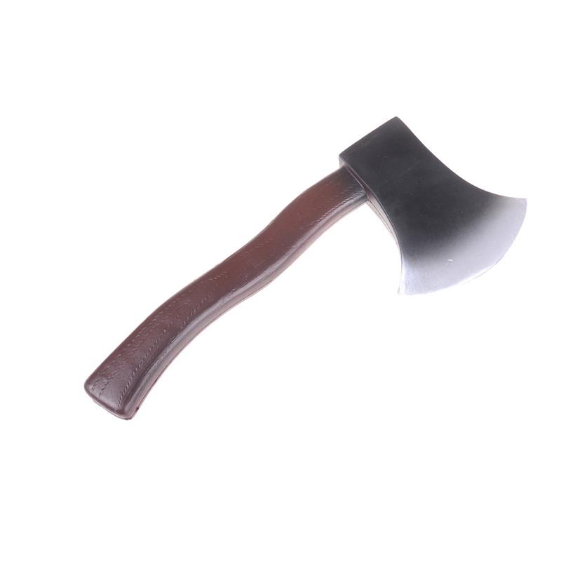 1PC PU Foam Weapon Fire Ax Props Sponge Axe Children's Toys Costume Accessories