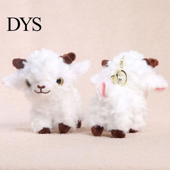 Portachiavi Peluche Ciondoli Borsa Lana Pecora Carina, Ciondolo Charm Borsa Agnello Morbido con Metallo Regalo di San Valentino per Lei Portachiavi, Mini Peluche