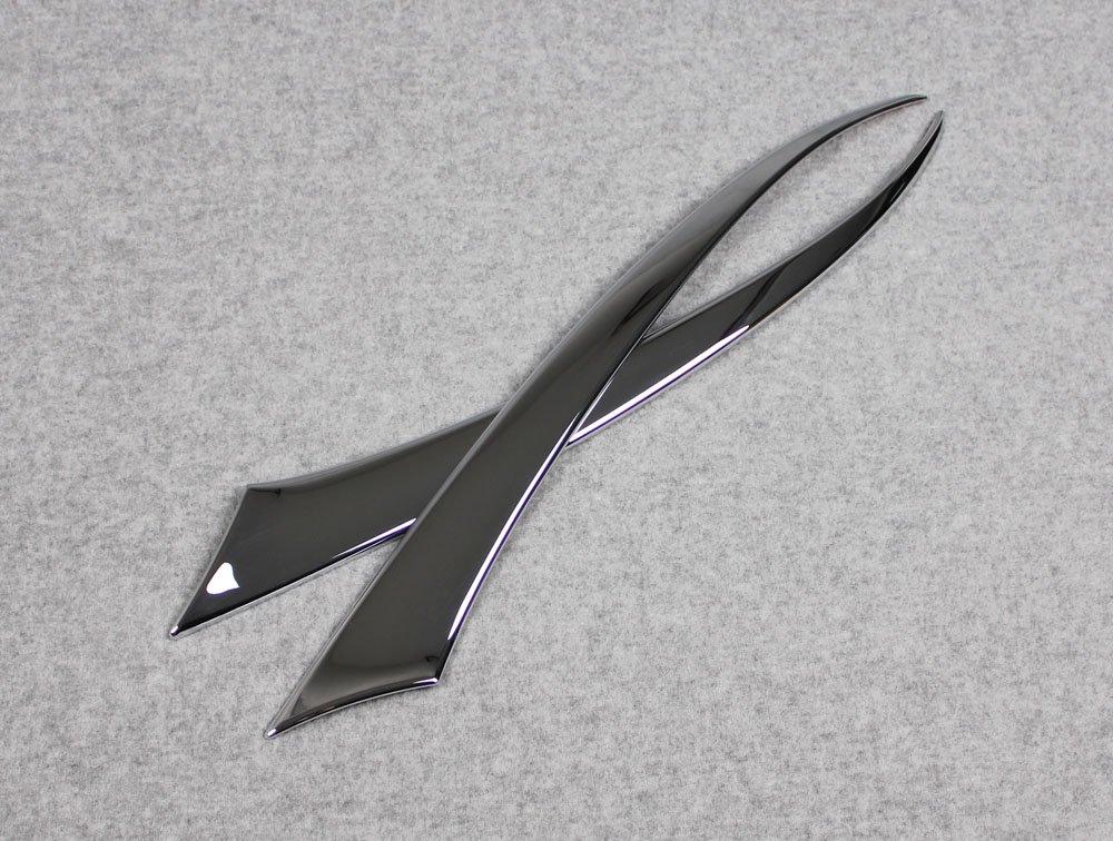 RUIQ Mazda DK Series Exterior Chrome Plated Front Headlight Eyeliner Specially Designed for the Mazda CX-3 Garnish, CX-3