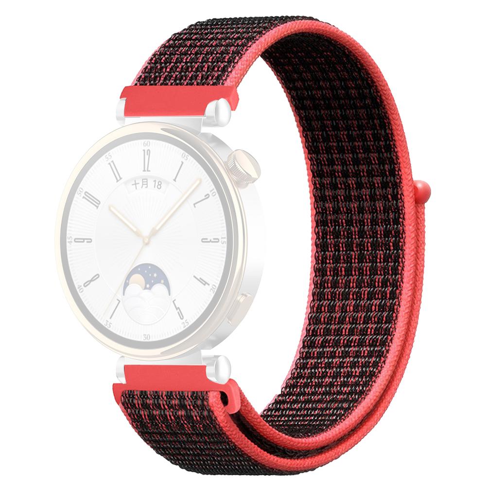 For Huawei Watch GT 4 41mm/Garmin Venu 3S Watch Band 18mm Nylon Loop Adjustable Wrist Strap