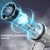 Durable ABS Portable Handheld Turbo Fan with 2 USB Ports, Lithium Battery,20 Counterspeed Settings,Portable Fan,Gamer Accessory,